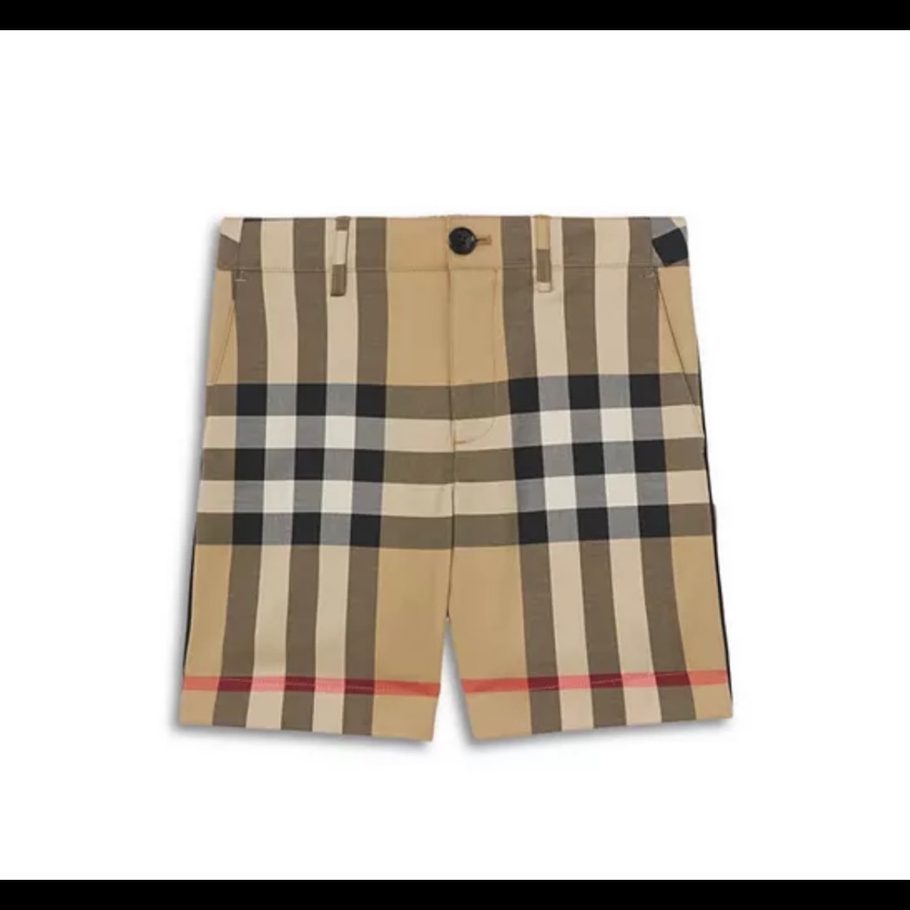 Authentic BURBERRY ICONIC STRIPE COTTON SHORTS